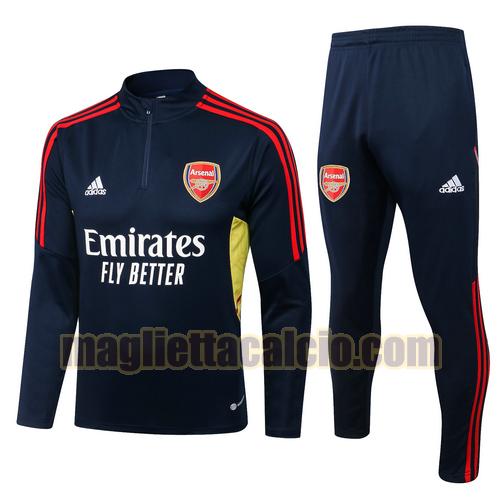 veste + pantalon blu scuro arsenal uomo training 2022-2023