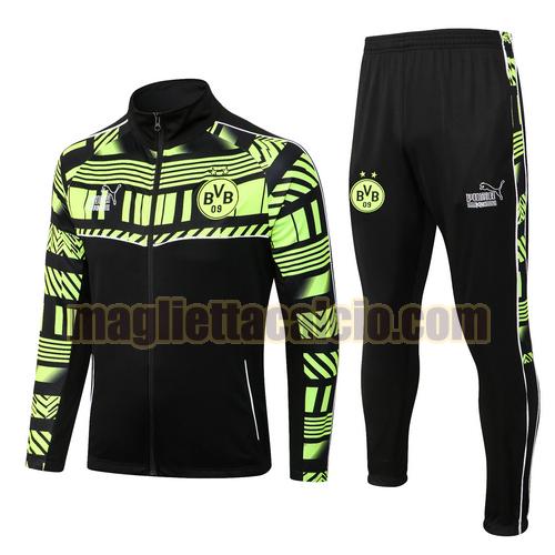veste + pantalon nero borussia dortmund uomo training 2022-2023