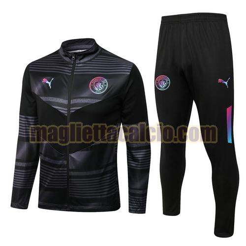 veste + pantalon nero manchester city uomo training 2022-2023